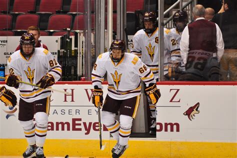 Asu Throttles Arizona Hockey 8 1 In First Game Of Ncaa Campaign The