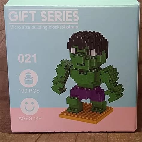 Hulk Mini Bloques Armables Tipo Lego Cuotas sin interés