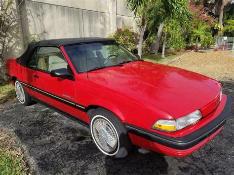 1991 Pontiac Sunbird Le Convertible 96323 Miles For Sale Photos