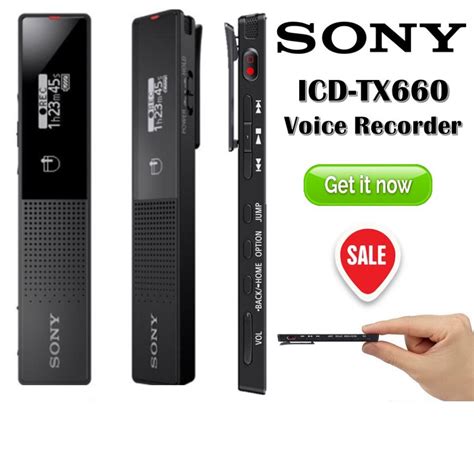 Jual Voice Recorder Sony Icd Tx Perekam Suara Sony Shopee Indonesia