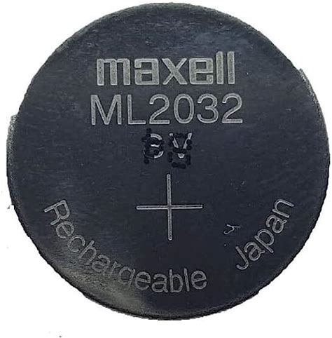 Amazon Maxell ML2032 Rechargable 3V Coin Cell Lithium Motherboard