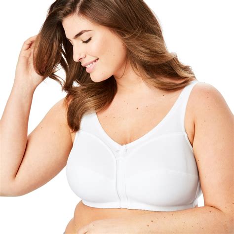 Comfort Choice Comfort Choice Womens Plus Size Cotton Wireless Bra