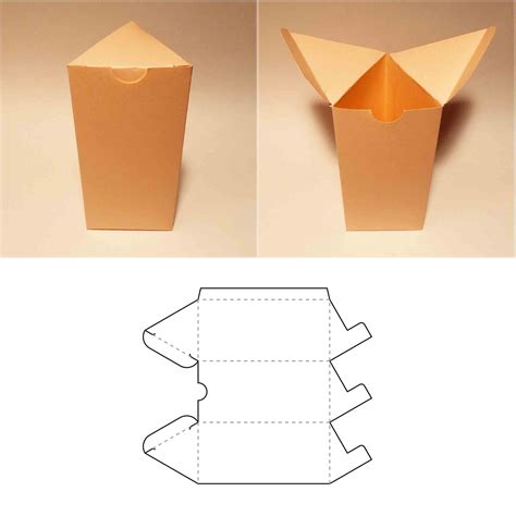 Triangle Box Template Triangle Gift Box Triangular Box Ta Inspire