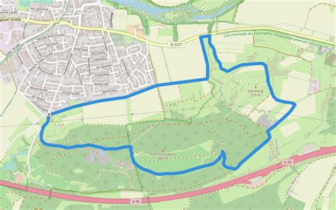 Circular Hiking Trail Sand S 4 Sand Am Main Bayern Pacer