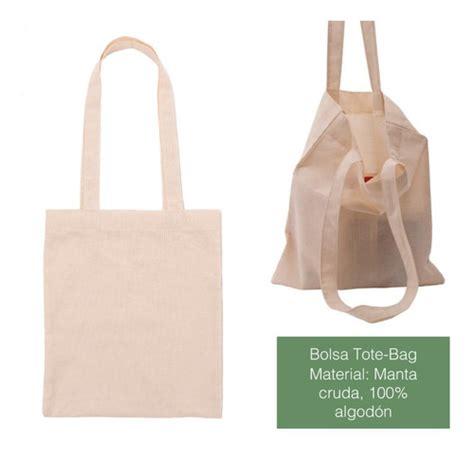 Bolsas Tote Bag De Manta Cruda X Cm Algodon Mercadolibre