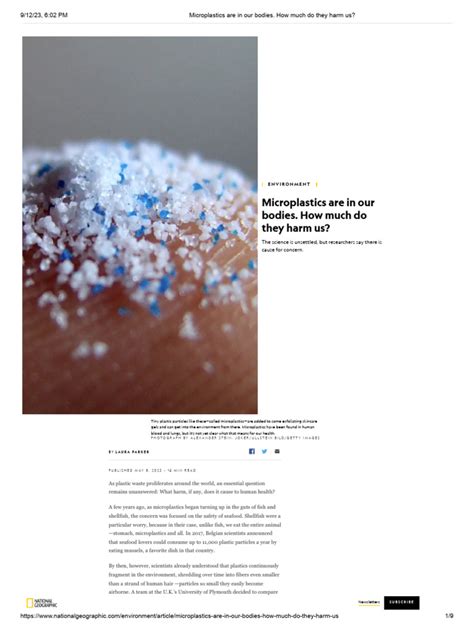 Microplastics Are In Our Bodies How Much Do They Harm Us Pdf Respiratory Tract Lung