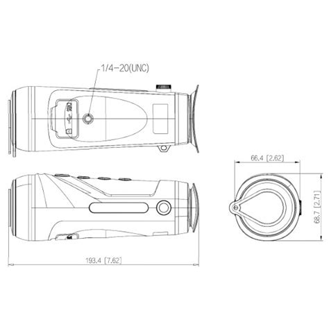 Dahua Thermal Monocular Camera Tpc M B Y Mm Dahua Dir Lv