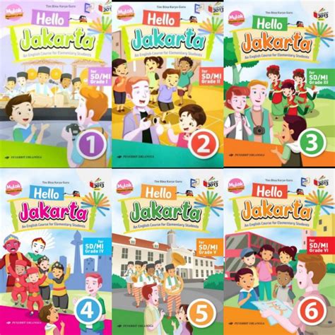 Jual Buku Bahasa Inggris Hello Jakarta Erlangga Sd Mi Kelas