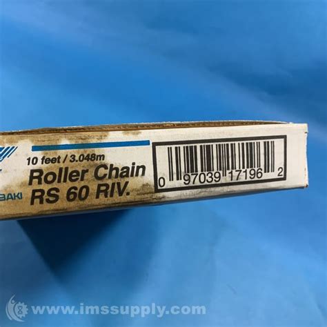 Tsubaki Chain Co Rs Riv Riv Roller Chain Pitch Ims Supply