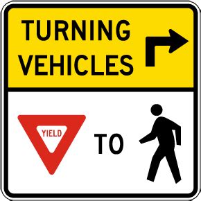 Yield To Pedestrian Signs Large Selection Ships Fast