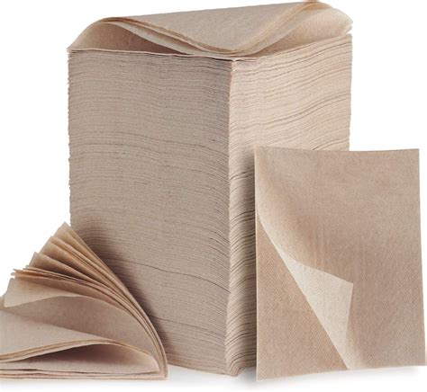 Servilletas Compostables Caf Kraft Paquete De X Pulgadas