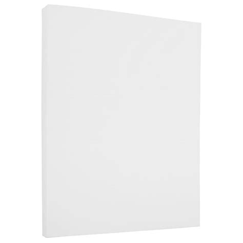 Jam Paper Strathmore Paper 8 5 X 11 24lb Bright White Linen 100