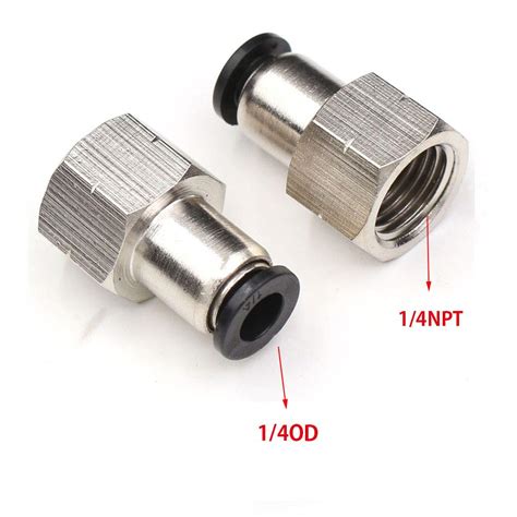 Ceker Pneumatic Fitting Connectors Pcf Tube Od Npt Thread Push