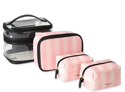 Victorias Secret 4 In 1 Train Case Cosmetic Travel Makeup Beauty Bag T Set Ebay