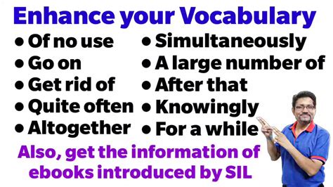 Enhance Your Vocabulary With Some Beautiful Words And Phrases Youtube