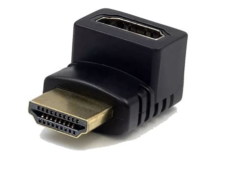 Adaptador HDMI 90 Graus L Macho X Fêmea 2 0 1 4 p TV Parede