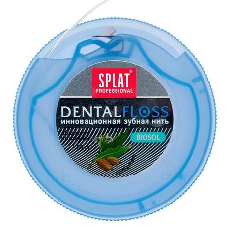 Нить объемная вощеная SPLAT Dental Floss с ароматом кардамона, 30 м ...