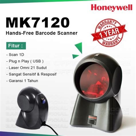 Promo Barcode Scanner Honeywell Orbit Mk Ms Scan Dimensi