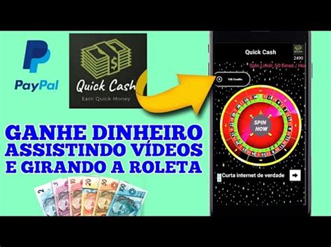 Aplicativo Quick Cash Ganhe Dinheiro No Paypal Girando A Roleta E