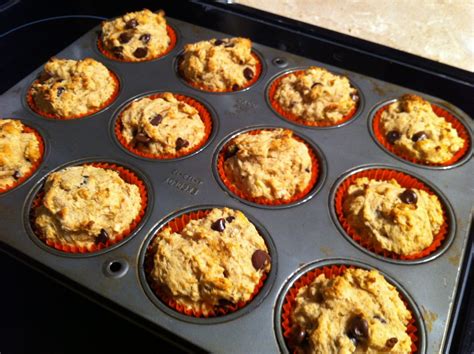 Naked Cupcakes Peanut Butter Banana Chocolate Chip Muffins