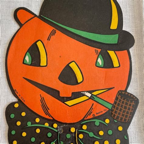 Vintage Halloween Decorations Etsy