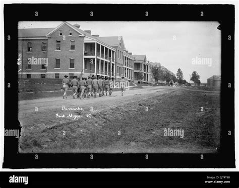 Us Army Barracks Fort Myer Va C1914 Stock Photo Alamy