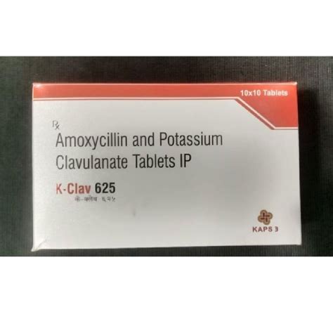 Mg Amoxycillin And Potassium Clavulanate Tablets At Rs Box