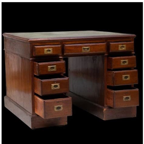 Antique Mahogany Campaign Desk For Sale At 1stdibs