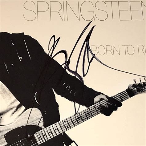 Bruce Springsteen Signed Born To Run Album Autographed Lp Beckett Loa