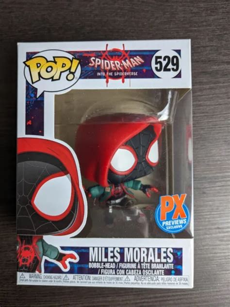 FUNKO POP SPIDER MAN Into The Spiderverse Miles Morales 529 PX