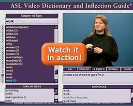 Rit Ntid Asl Video Dictionary And Inflection Guide Asl Videos