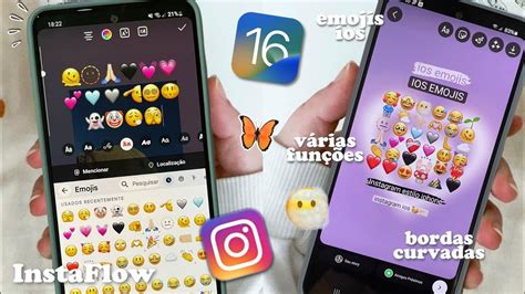 INSTAGRAM Estilo IPHONE No ANDROID 2023 EMOJIS IOS 16 FONTE IOS E