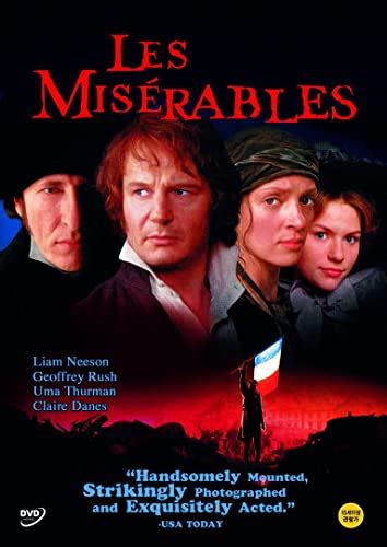 Les Miserables Liam Neeson Geoffrey Rush Uma Thurman Claire