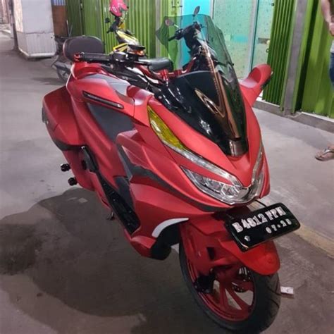 Modifikasi PCX NEW Model GOLDWING Merah Dov Version 2 Lazada