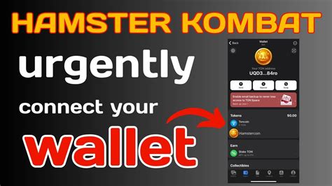 Connecting A Wallet In Hamster Kombat How To Earn And Withdraw Money