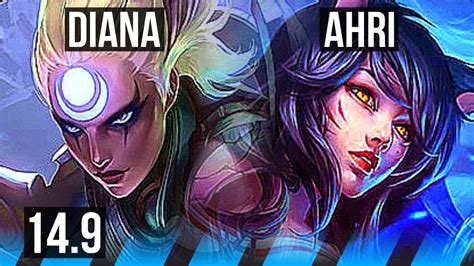 Diana Vs Ahri Mid Games Dominating Euw Master