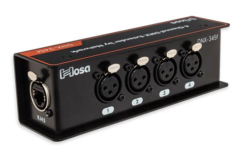 Hosa Dmx Extenders Network To Xlr3f Or Xlr3m Hosa Cables