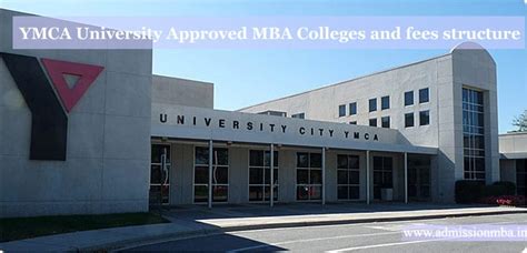 YMCA University Affiliated MBA Colleges Fees Structure