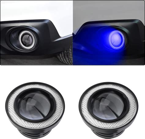 Amazon IHOTDER 2PCS Angel Eye Halo Fog Lights For Cars Super