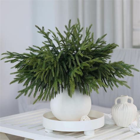 Christmas Norfolk Pine Branches Artificial Christmas Decorations