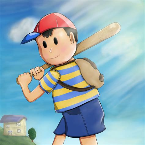 Artstation Ness Earthbound