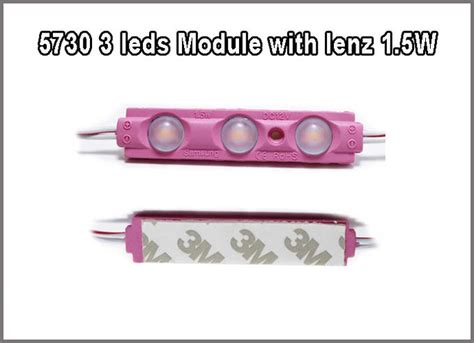 5730 1 5W Injection SMD Led Module With 160degree Lenz For Light Box