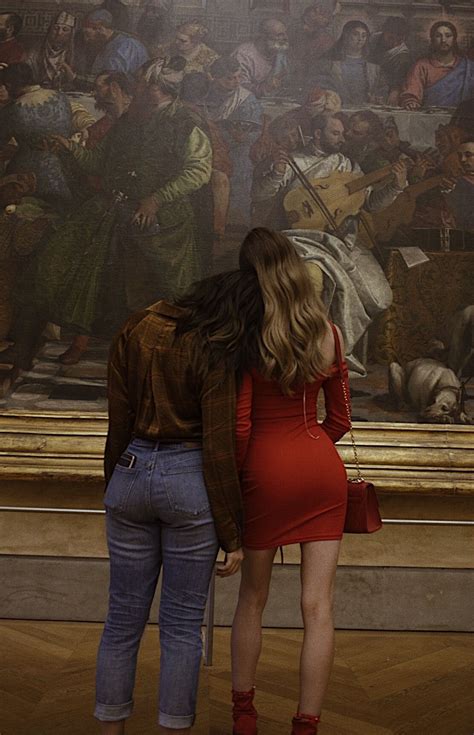 At The Louvre Museum In Paris Instagram Grace Auten Cute Lesbian