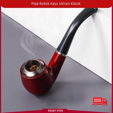 Boxin Pipa Rokok Motif Kayu Smoking Tobacco Pipes Zf808 Pipa Rokok