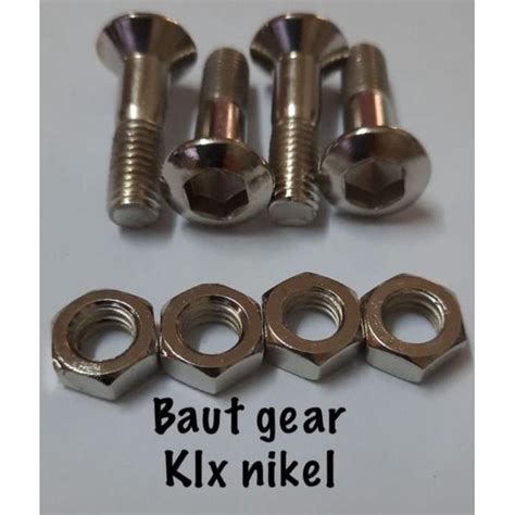 Jual Baut Gear Belakang Klx Bf Dtracker Set Shopee Indonesia