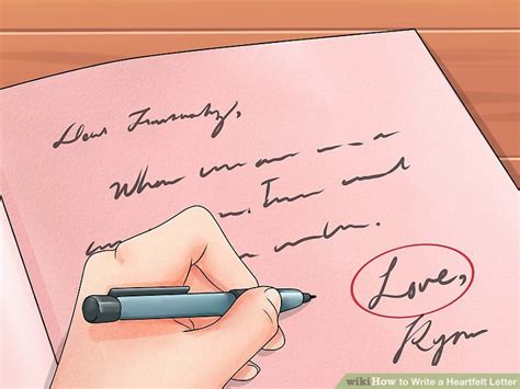 How To Write A Heartfelt Letter 12 Steps With Pictures