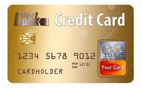 generische die krediet  debetkaart op wit wordt geisoleerd stock