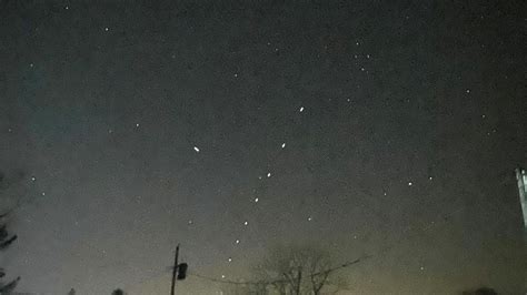 'Stars' lined up in night sky leave some Michiganders mystified