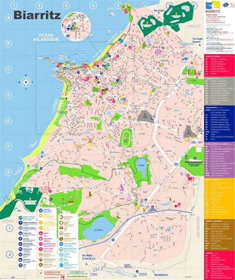 Biarritz Sightseeing Map - Ontheworldmap.com