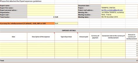 15+ Free Business Expense Spreadsheets (Excel / Word) » TemplateData